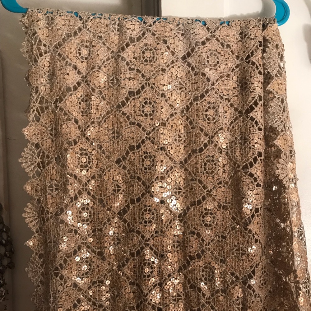 Gold shawl / wrap